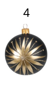 100MM Star Christmas Ornament  (sold individually)