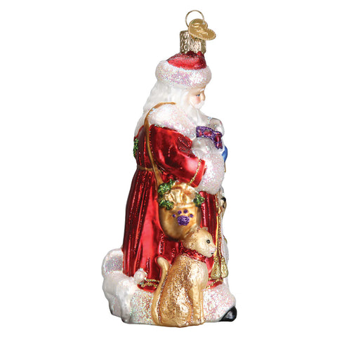 Santa's Furry Friends Ornament, 5.25"