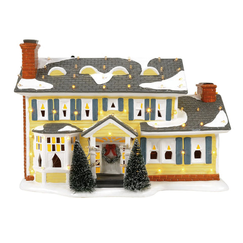 The Originial Snow Village - The Griswold Holiday House Figurine, 7.5"