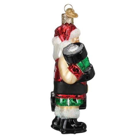 Bodybuilder Santa Ornament, 4.75"