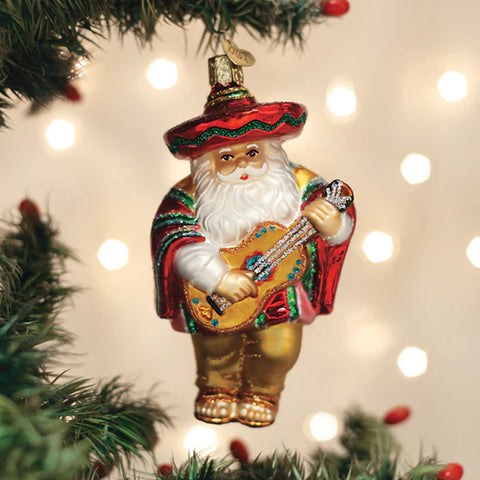 Papa Noel Ornament, 5"