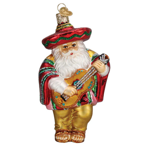 Papa Noel Ornament, 5"