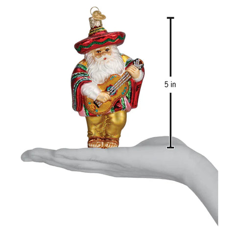 Papa Noel Ornament, 5"