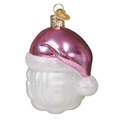 Bubblegum Papa Noel Ornament, 3.25"