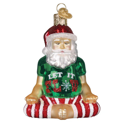 Zen-ta Claus Ornament, 3.75"