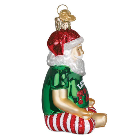 Zen-ta Claus Ornament, 3.75"