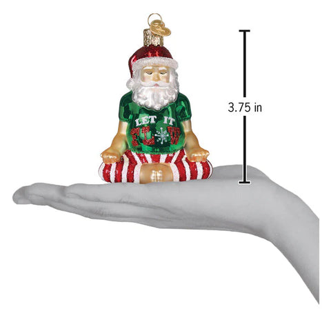 Zen-ta Claus Ornament, 3.75"