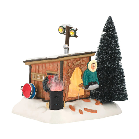 The Original Snow Village - Griswold Sled Shack