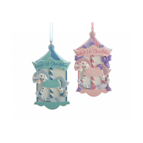 Carousel "Baby's 1st Christmas" Ornament (sold individually)
