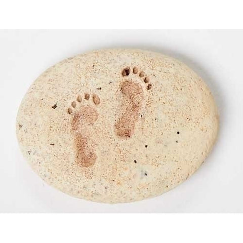 Footprints Pocket Stone Faithstone, 1"