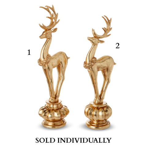 20.75" Reindeer On Stand (2 Styles - Sold individually)