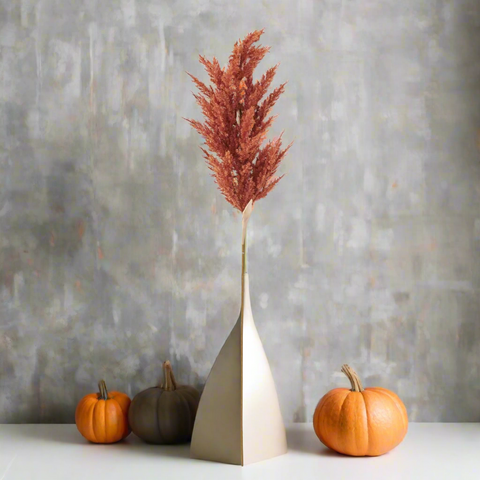 Autumn decoration in living room.