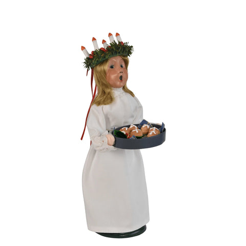 St. Lucia Caroler Figurine, 11"