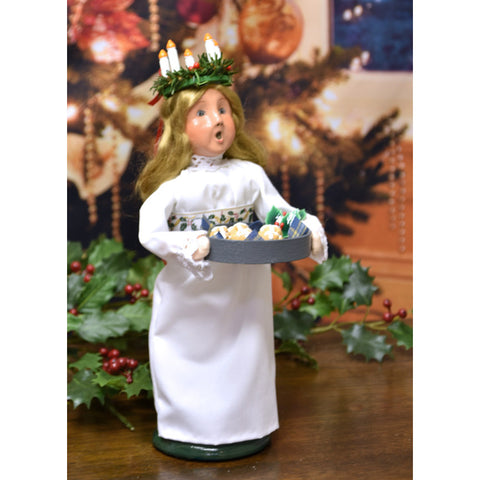 St. Lucia Caroler Figurine, 11"