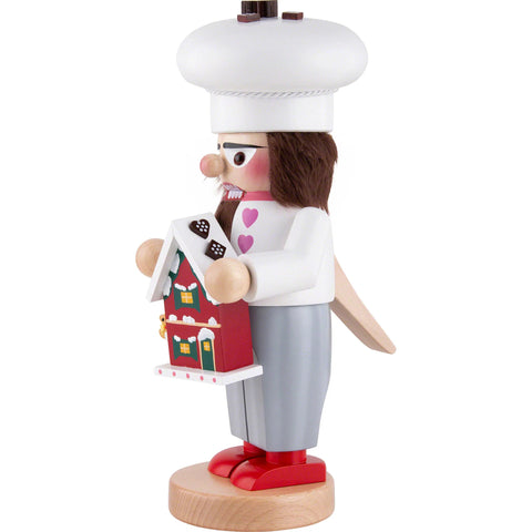 Steinbach Chubby Gingerbreadbaker Nutcracker Figurine, 11.5"