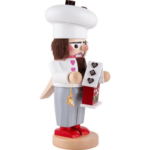 Steinbach Chubby Gingerbreadbaker Nutcracker Figurine, 11.5"
