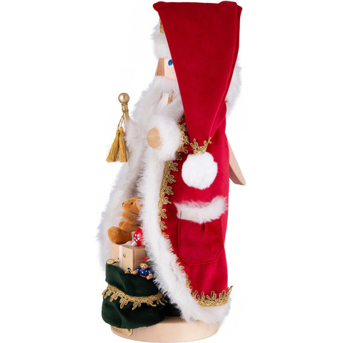 Steinbach Cozy Santa w/Music Nutcracker Figurine, 19.5"