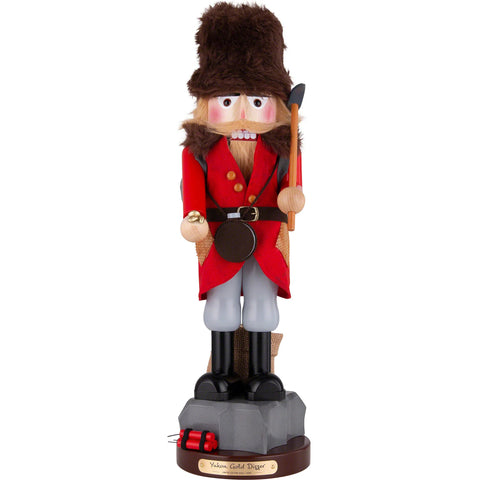 Steinbach Yukon Gold Digger Nutcracker Figurine, 19.3"