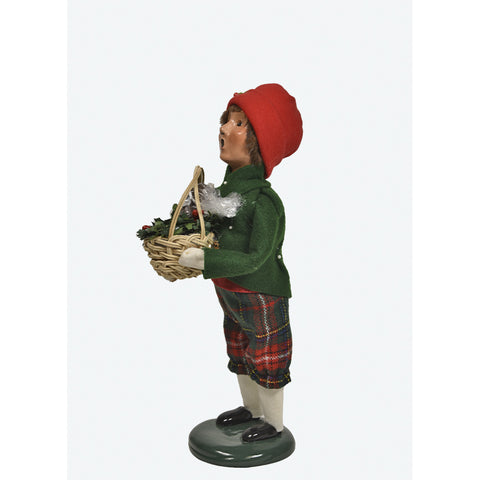 Sweets Family Boy Caroler Figurine, 10"