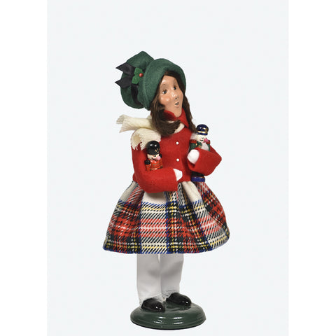 Nutcracker Family Girl Caroler Figurine, 10"