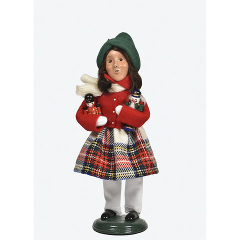 Nutcracker Family Girl Caroler Figurine, 10"