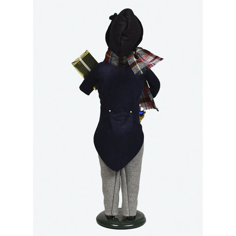 Ornament Family Man Caroler Figurine, 13"