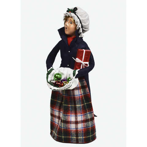 Ornament Family Woman Caroler Figurine, 13"