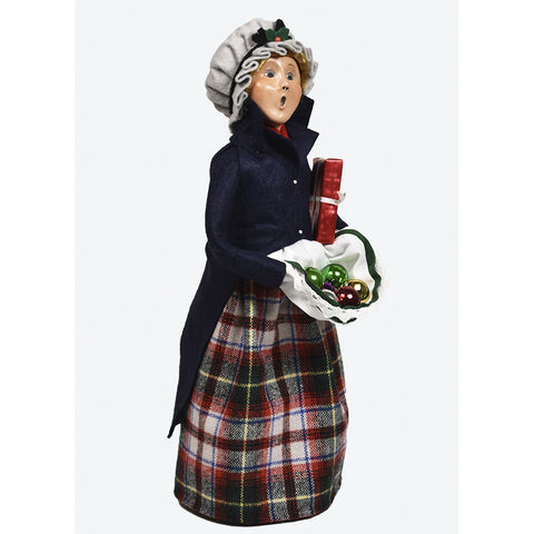 Ornament Family Woman Caroler Figurine, 13"