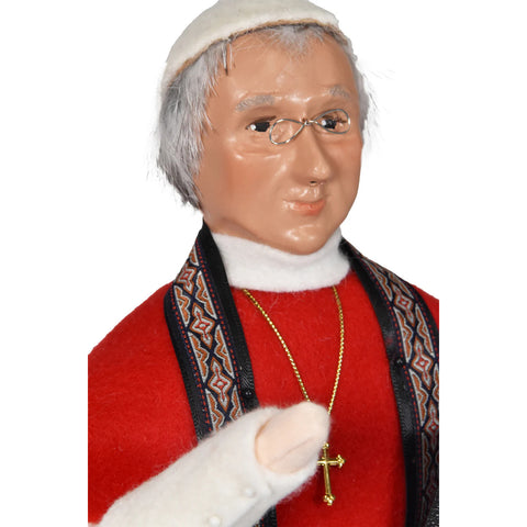 The American Pope Caroler Figurine, 13"