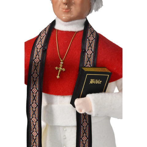 The American Pope Caroler Figurine, 13"