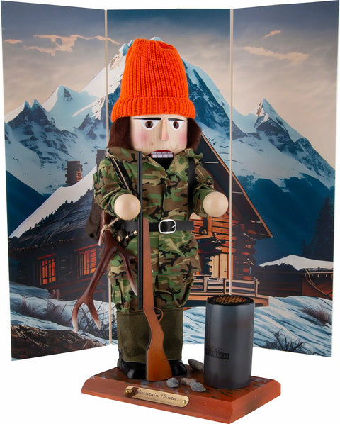 Steinbach Wooden Mountain Hunter Nutcracker Figurine, 18"