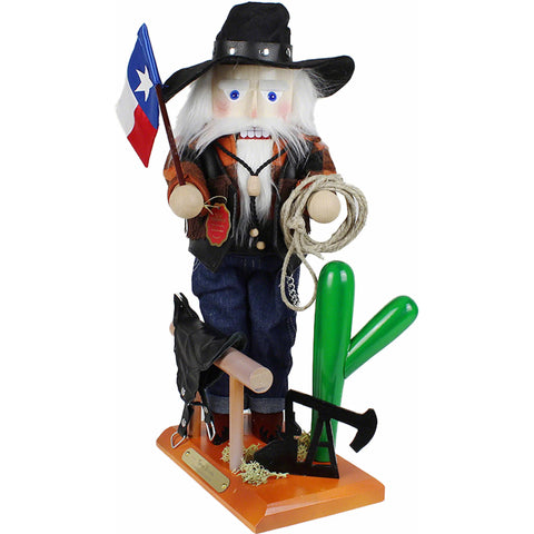 Steinbach Texas Santa Nutcracker Figurine, 16.5"