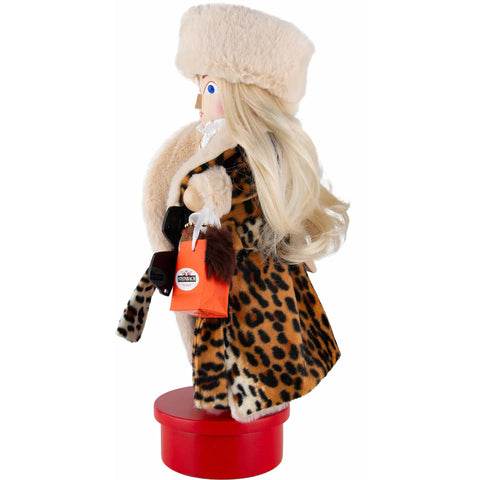 Steinbach Wooden Shopping Lady Nutcracker Figurine, 18"