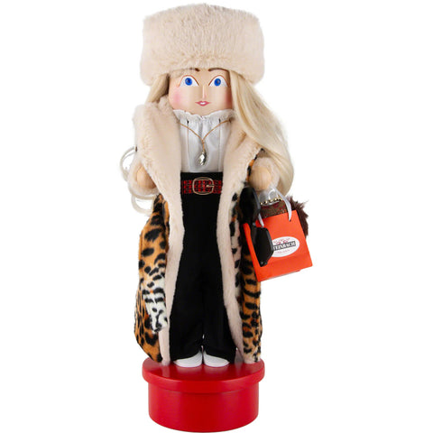Steinbach Wooden Shopping Lady Nutcracker Figurine, 18"