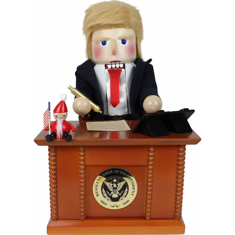 Steinbach The Resolute Desk of the President Nutcracker Figurine, 14"