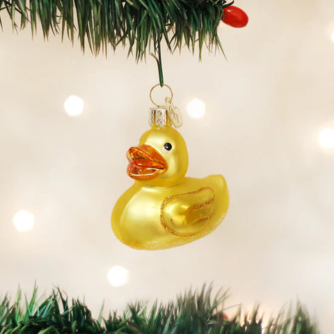 Rubber Ducky Ornament, 2"
