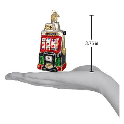 Slot Machine Ornament, 3.75"