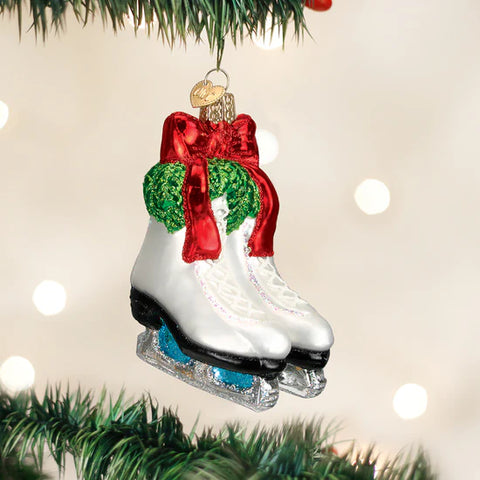 Holiday Skates Ornament, 4"