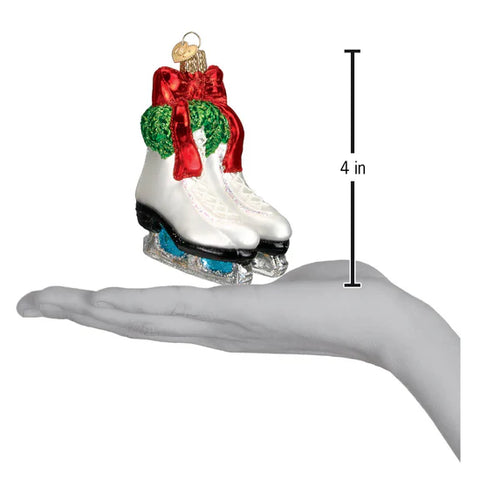 Holiday Skates Ornament, 4"
