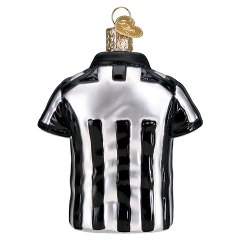 Referee Shirt Ornament, 4.25"