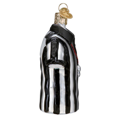 Referee Shirt Ornament, 4.25"