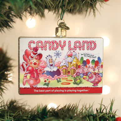 Candy Land Glass Ornament