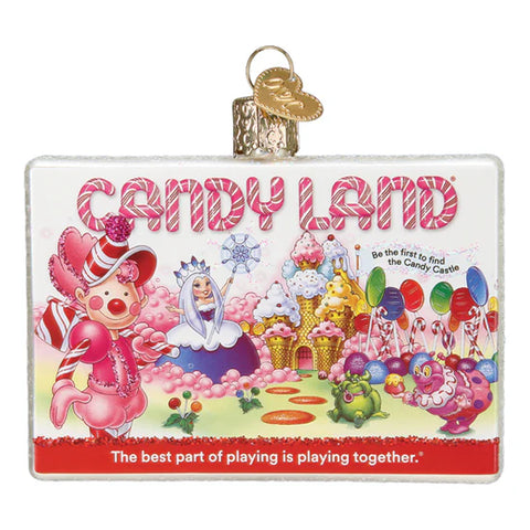 Candy Land Glass Ornament, 3.75"
