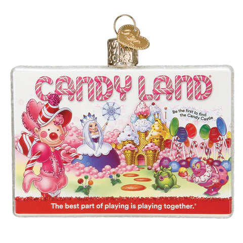 Candy Land Glass Ornament, 3.75"