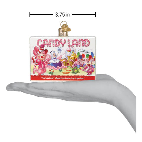 Candy Land Glass Ornament, 3.75"