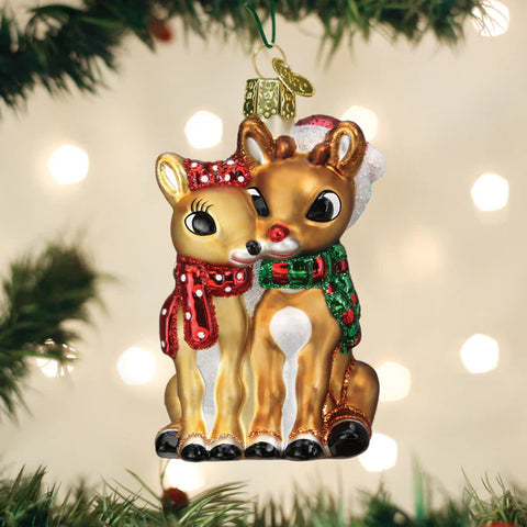 Rudolph and Clarice Ornament