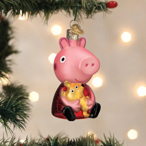 Peppa Pig with Teddy Ornament