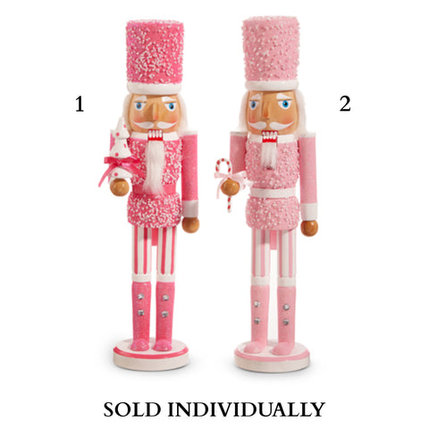 15.5" Pink Nutcracker (2 Styles - Sold individually)