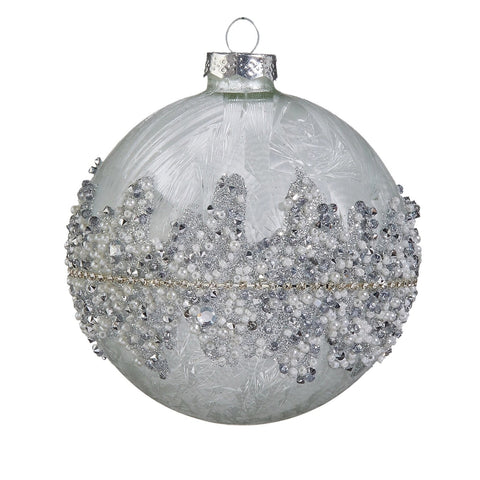 Beaded Ornament, 4" (3 styles - sold individually)
