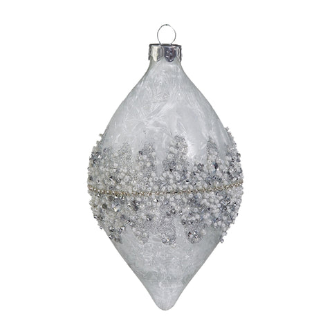Beaded Ornament, 4" (3 styles - sold individually)